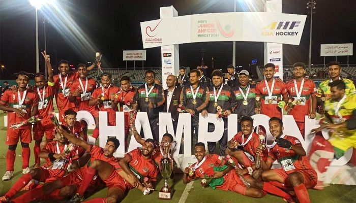 স্বাগতিক ওমানকে হারিয়ে বাংলাদেশ চ্যাম্পিয়ন