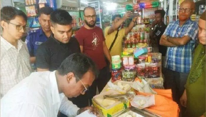 কুলাউড়ায় মধুবনকে লাখ টাকা জরিমানা