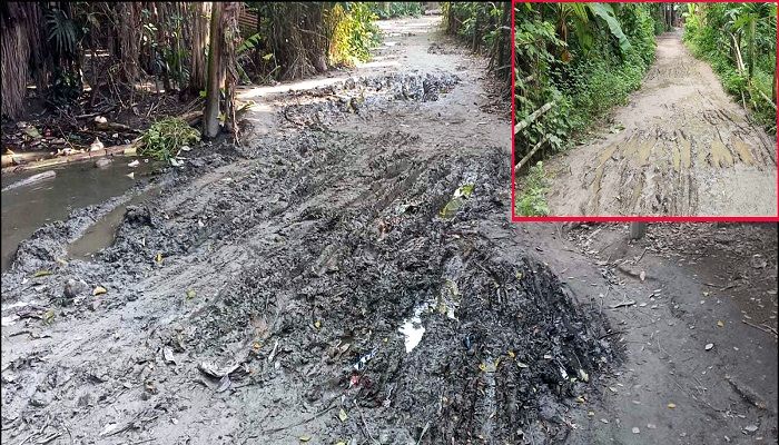 রামগঞ্জে সড়কে এই দুর্ভোগের লাগাম টানবে কে? 