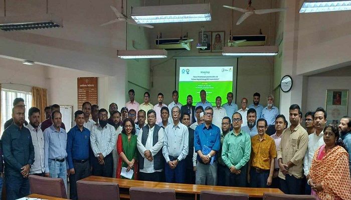 জাবিতে ‘বার্ষিক কর্মসম্পাদন চুক্তি’ শীর্ষক প্রশিক্ষণ কর্মশালা