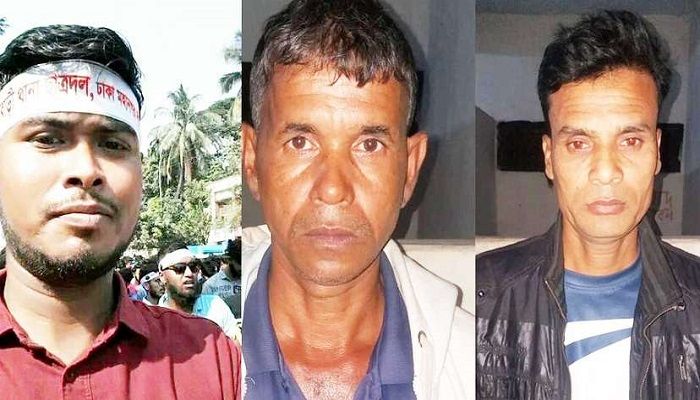 উল্লাপাড়ায় কুরিয়ার সার্ভিসের কাভার্ডভ্যানে আগুনের ঘটনায় আটক ৩
