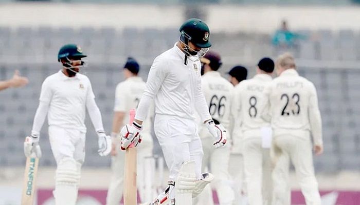 ব্যাটিং ব্যর্থতায় বাংলাদেশ ১৭২ রানে অলআউট 
