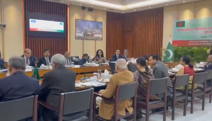 ঢাকায় বাংলাদেশ-পাকিস্তানের নবম জেইসি বৈঠক শুরু
