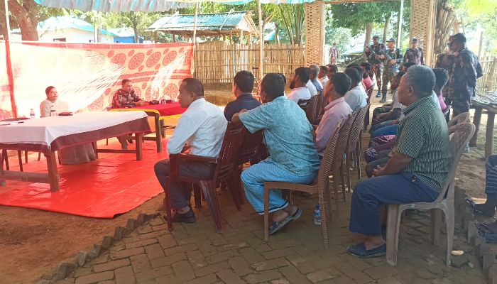 বিজিবির উদ্যোগে  শান্তিপূর্ণ সমাধান