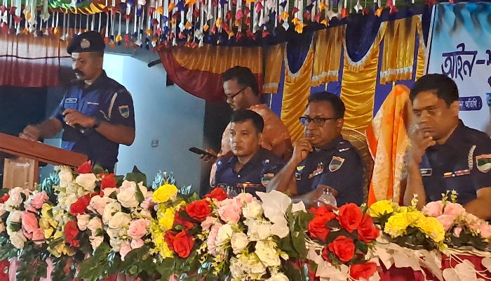 লোহাগড়ায় আইন-শৃঙ্খলা বিষয়ক মতবিনিময়