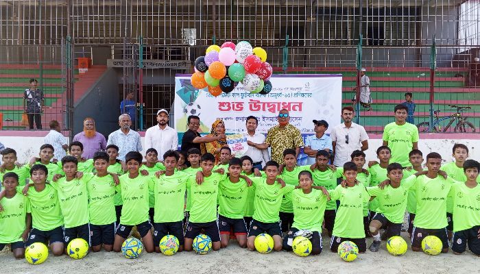 ডেভেলপমেন্ট কাপ ফুটবল প্রশিক্ষণের উদ্বোধন 