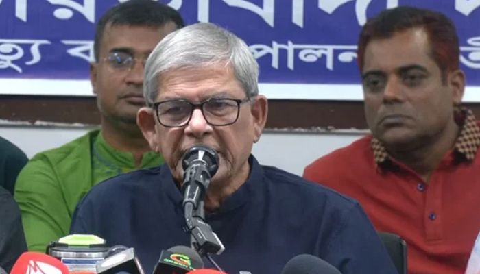 শেখ হাসিনার রায় নিয়ে আতঙ্ক বিরাজ করছে: মির্জা ফখরুল