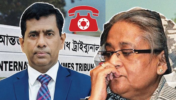 হাসিনার রায়ের আগে চিফ প্রসিকিউটরকে ভারতীয় নাম্বার থেকে ফোন