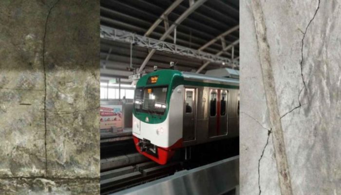 ভূমিকম্পে মেট্রোরেলের চার স্টেশনে ফাটল, খুলে পড়েছে টাইলস