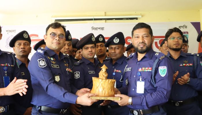 বিদায় নিলেন পুলিশ সুপার এম.কে.এইচ. জাহাঙ্গীর হোসেন