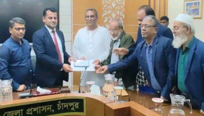 বিএনপির প্রার্থী শেখ ফরিদ আহমেদের চাঁদপুর -৩ আসনের মনোনয়ন সংগ্রহ 