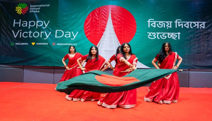 অ্যাসেম্বলি আয়োজনের মাধ্যমে মহান বিজয় দিবস উদযাপন আইএসডি শিক্ষার্থীদের
