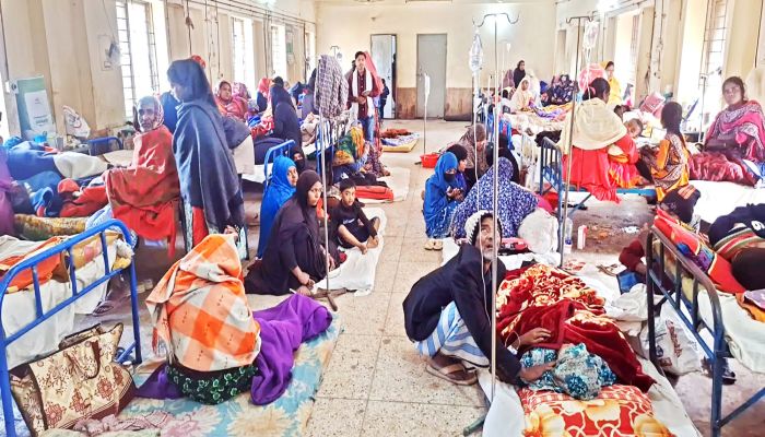 তীব্র শীতের কারণে রায়পুরে হাসপাতালে ঠান্ডাজনিত রোগীর চাপ বাড়ছে