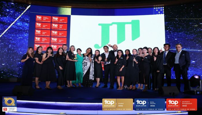 জেটিআই বাংলাদেশ দেশের নম্বর ওয়ান টপ এমপ্লয়ার হিসেবে স্বীকৃত