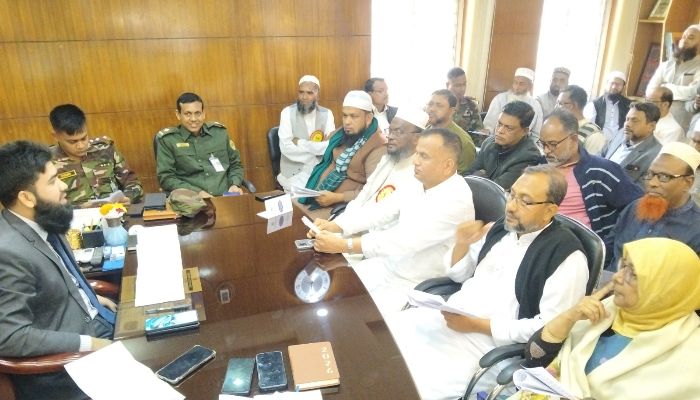  ফুলবাড়িয়ায় নির্বাচনী আচরণ বিধি বিষয়ে অবহিতকরণ সভা অনুষ্ঠিত