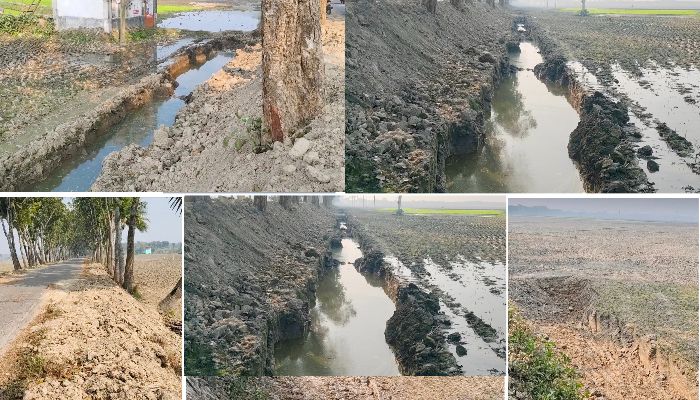 এলজিইডির রাস্তা প্রশস্তকরণের কাজে লুটপাট: ঠিকাদারের বিরুদ্ধে অভিযোগ