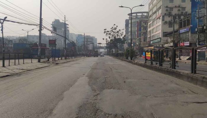 ব্যস্ততা নেই রাজধানীতে