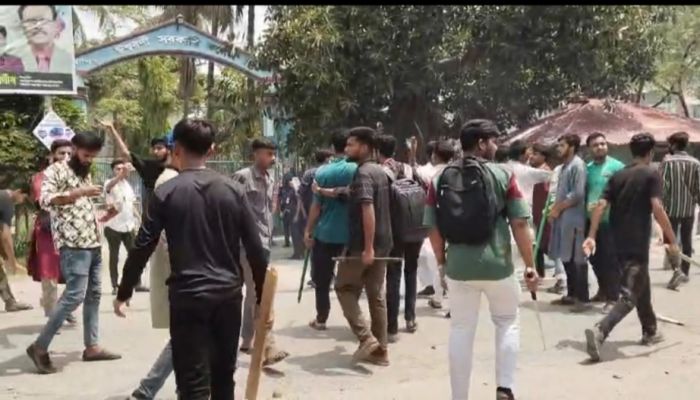 ঈশ্বরদীতে ছাত্রদল-ছাত্রশিবির সংঘর্ষের ঘটনায় ছাত্রদলের মামলা