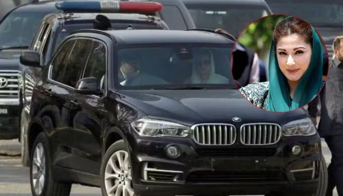 মরিয়ম নওয়াজের গাড়িতে আগুন