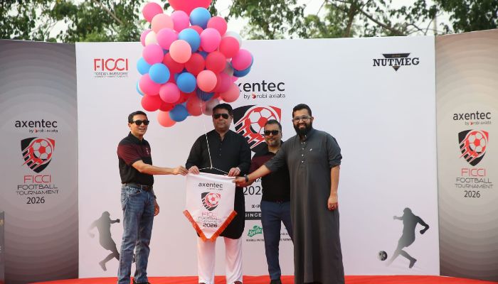 অ্যাকসেন্টেক এফআইসিসিআই ফুটবল টুর্নামেন্ট ২০২৬-এর মধ্য দিয়ে শুরু হলো কর্পোরেট ফুটবলের উন্মাদনা