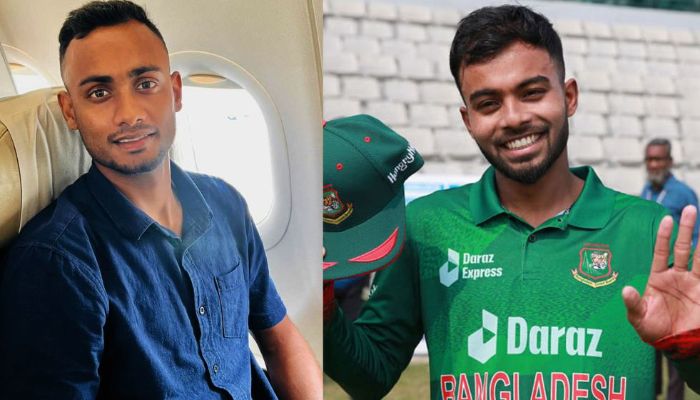 ভালো খেলার পুরস্কার পেলেন তাওহীদ–শরীফুল