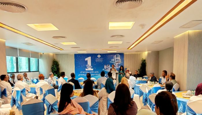 ইউনিকো হসপিটালের প্রথম প্রতিষ্ঠাবার্ষিকী উদযাপন