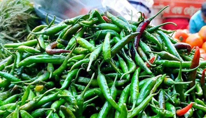 হু হু করে বাড়ছে কাঁচামরিচের দাম