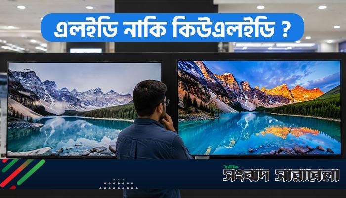 এলইডি না কিউএলইডি, টিভি কেনার আগে যে পার্থক্যগুলো জেনে নেওয়া দরকার