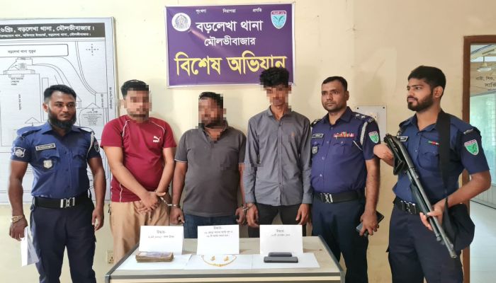 বড়লেখায় চুরির ঘটনায় গ্রেপ্তার ৬, স্বর্ণালংকার ও নগদ টাকা উদ্ধার 